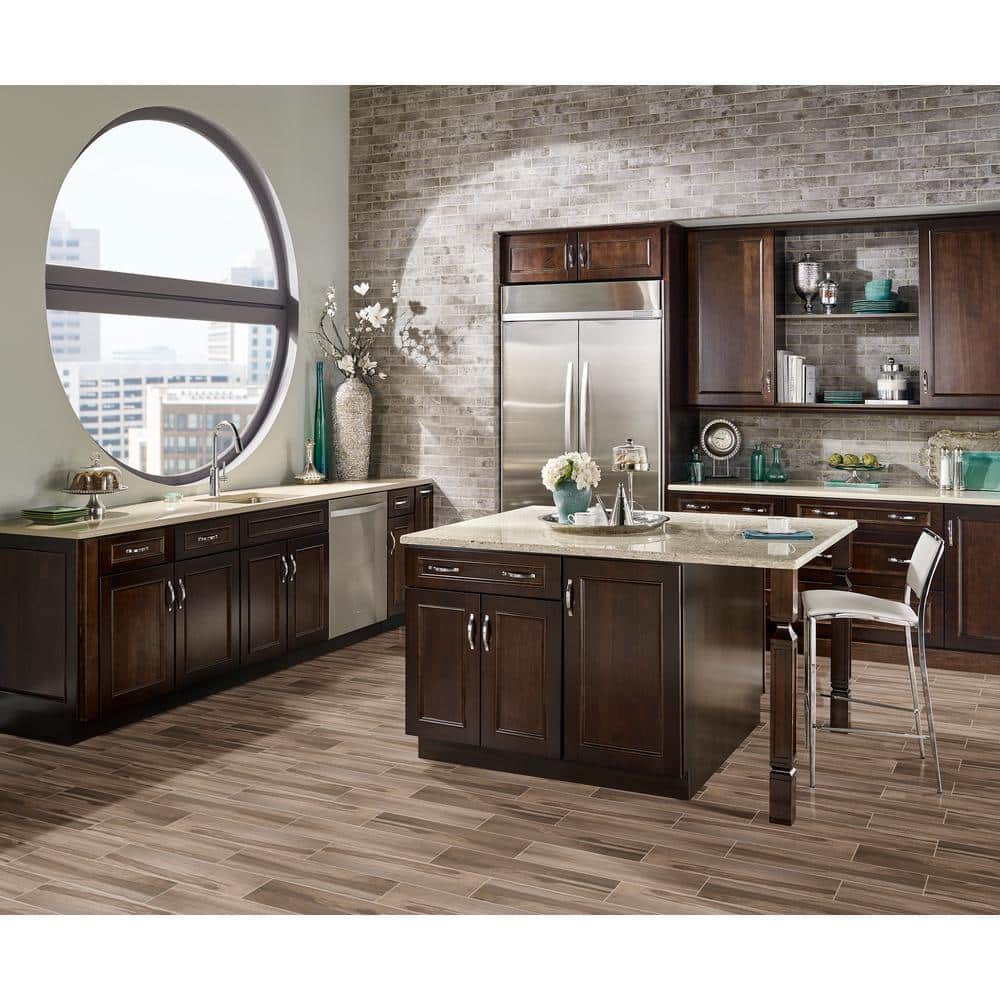 Carolina Timber 6 in. x 24 in. Matte Porcelain Floor and Wall Tile (14 sq. ft./Case) - Hercitys