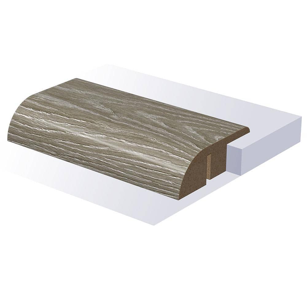 Rugged Warwick Reducer 0.6 in. T x 1.75 in. W x 94 in. L Smooth Wood Look Laminate Moulding/Trim - Hercitys