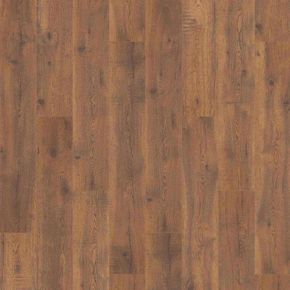 Outlast+ Hobbs Amber Hickory 12 mm T x 7.4 in. W Waterproof Laminate Wood Flooring (19.63 sq.ft./case) - Hercitys