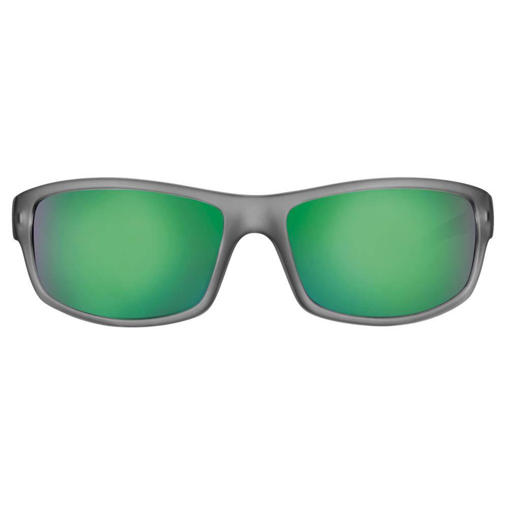 Slack Tide Polarized Sunglasses Granite Frame with Amber Green Mirror Lens - Hercitys