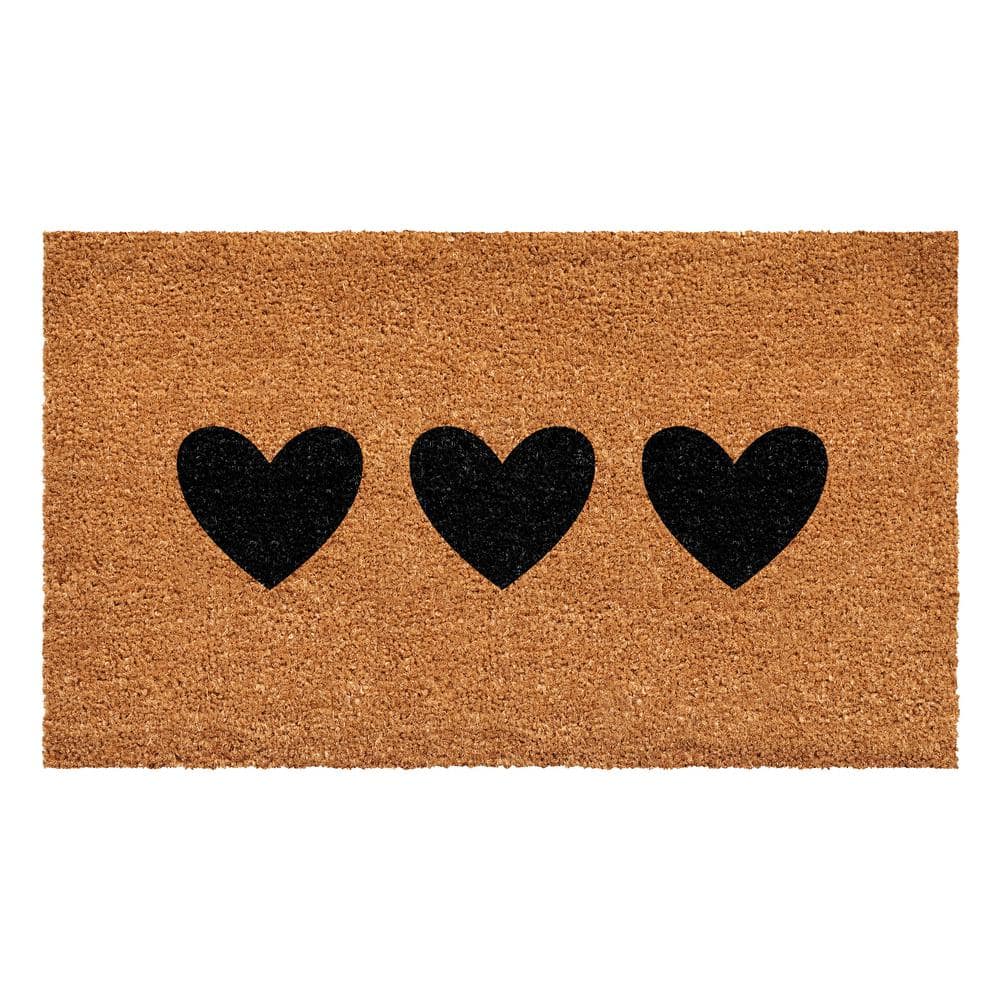Trio Hearts Doormat, 30″ x 48″ - Hercitys
