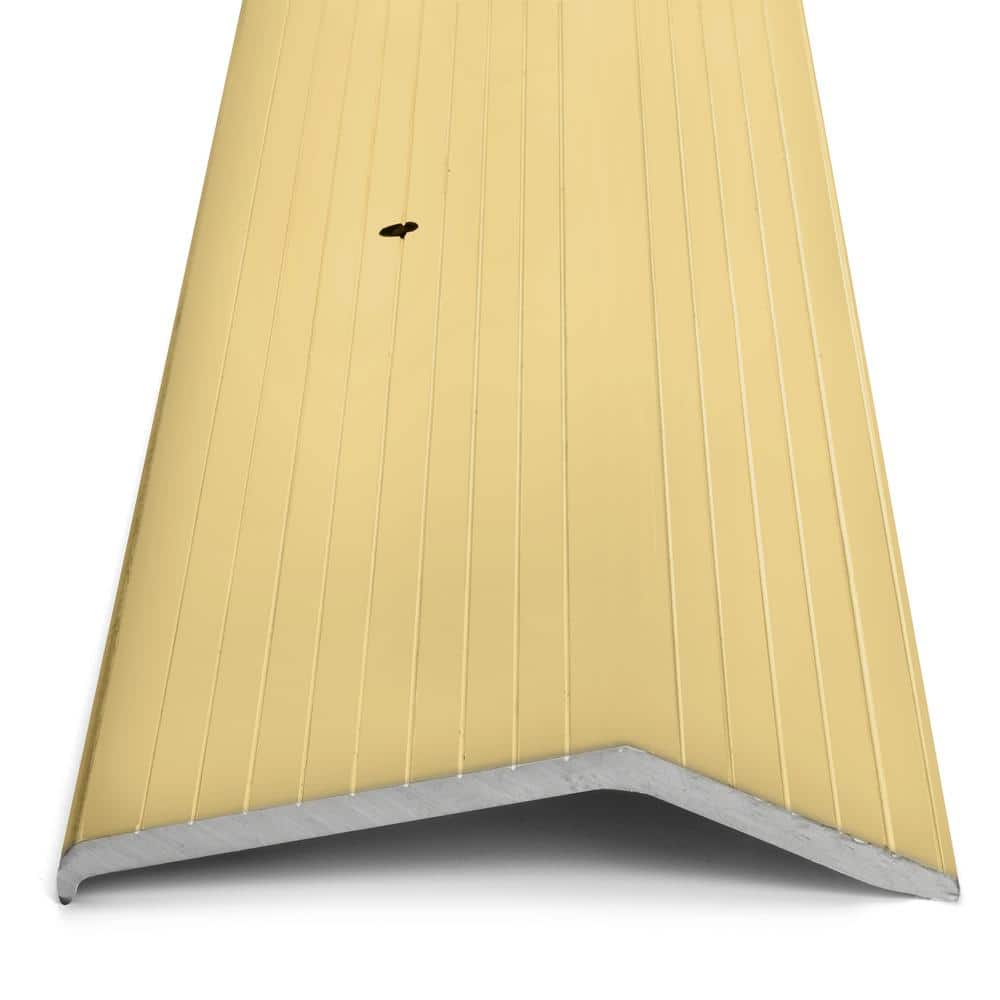 Satin Gold 2 in. x 72 in. Carpet Trim Transition Strip - Hercitys