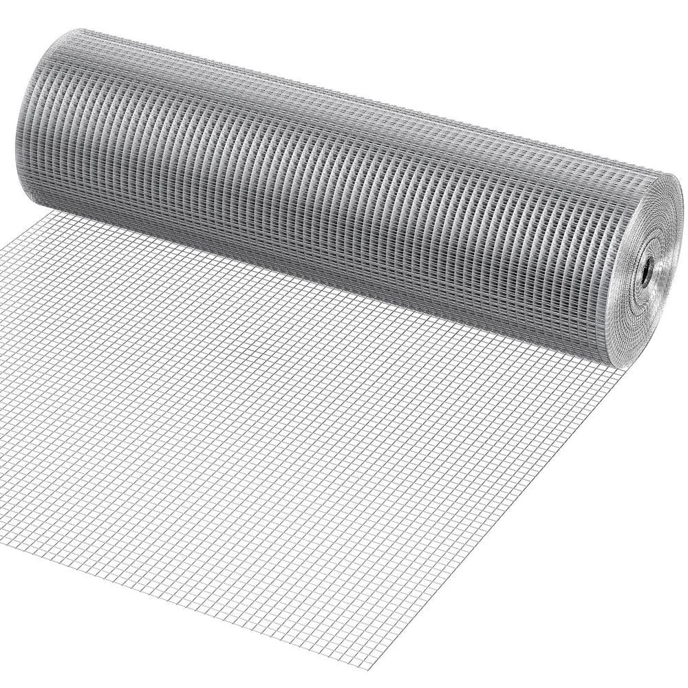 Hardware Cloth, 1/2 in. 36in. x 100 ft. 19 Gauge, Hot Dipped Galvanized Wire Mesh Roll, for Rabbit Cages, Small Rodents - Hercitys
