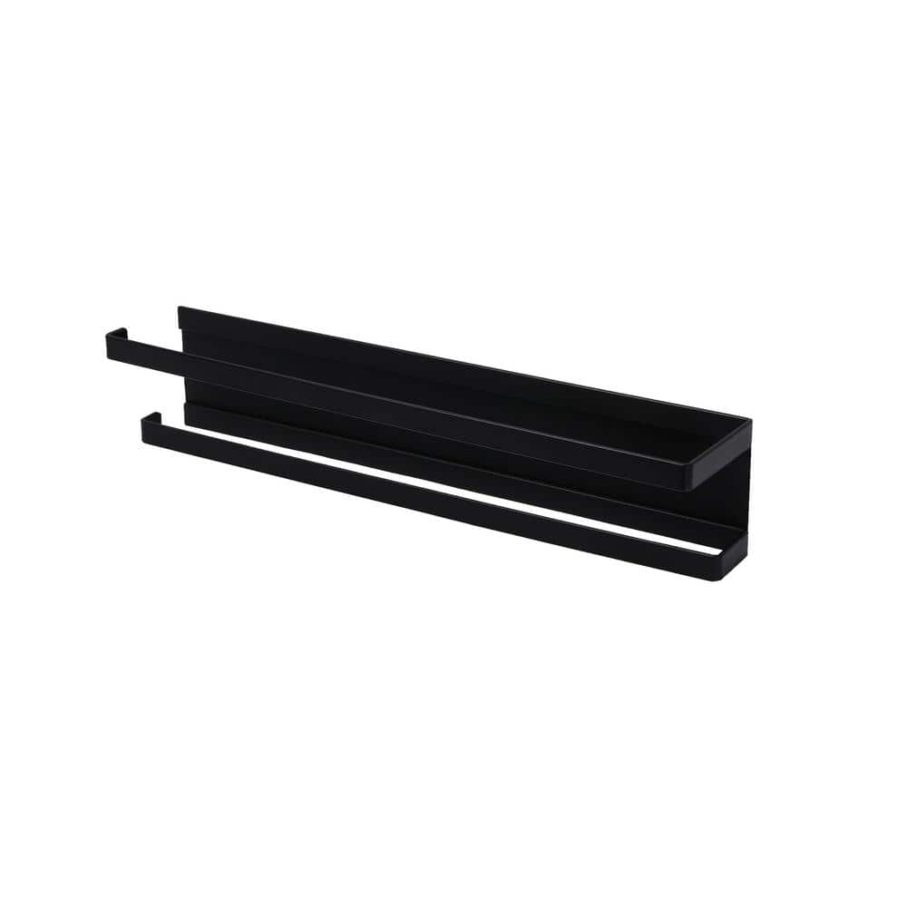 Metal Magnetic Wall Mount Black Paper Towel Holder - Hercitys