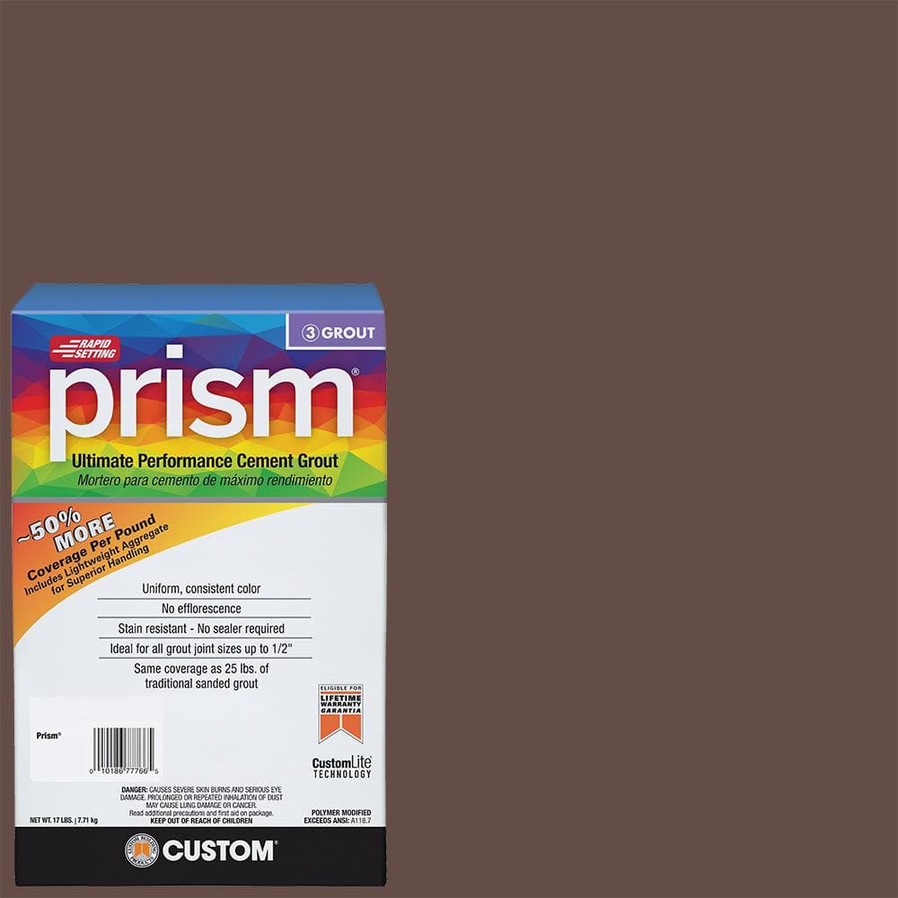 Prism #95 Sable Brown 17 lb. Ultimate Performance Grout - Hercitys