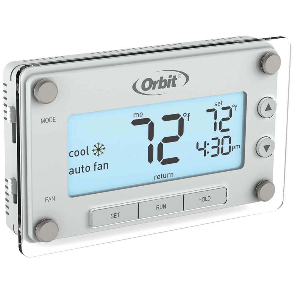 Clear Comfort Programmable Thermostat with Large, Easy-to-Read Display - Hercitys