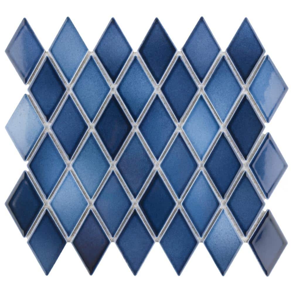 Hudson Kite Glacier 10-1/4 in. x 11-3/4 in. Porcelain Mosaic Tile (8.6 sq. ft./Case) - Hercitys