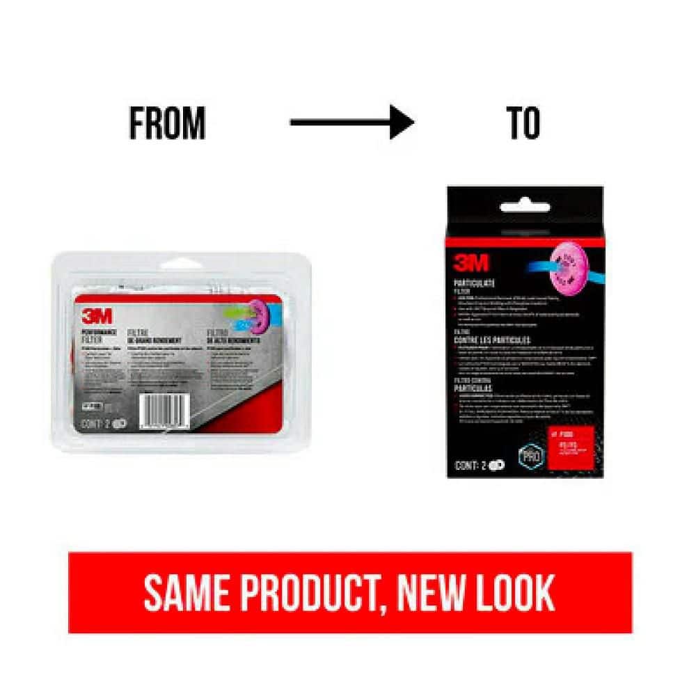 P100 Particulate Filters (2-Pair) - Hercitys