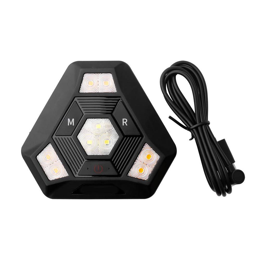 Industrial Grade Personal Safety Strobe LED Emergency Strobing Rechargeable Wireless Lighting-Black - Hercitys