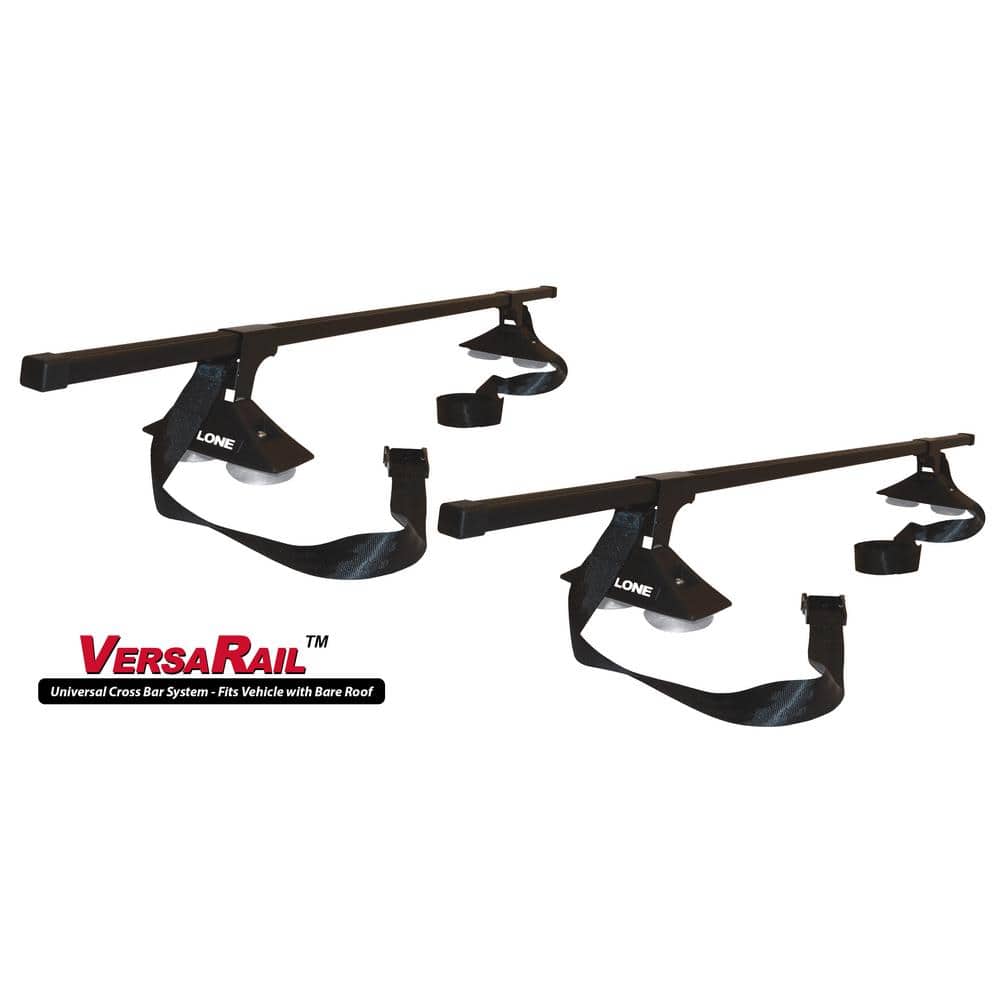 VersaRail 50 in. 135 lbs. Capacity Bare Roof Cross Rail System Roof Rack - Hercitys