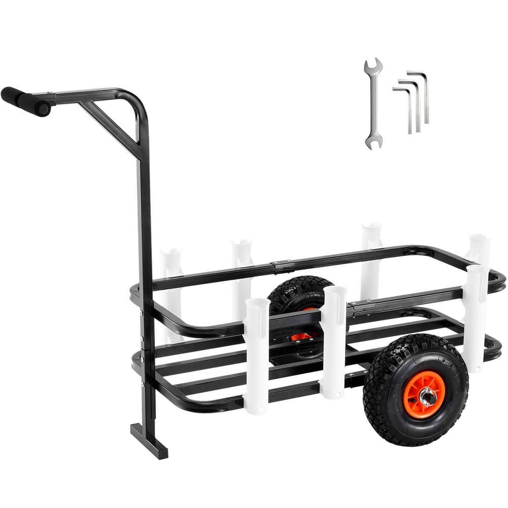 Bike Cargo Trailer, 2 cu. ft. Capacity. Heavy-Duty Bicycle Wagon Cart. Steel, Garden Cart - Hercitys
