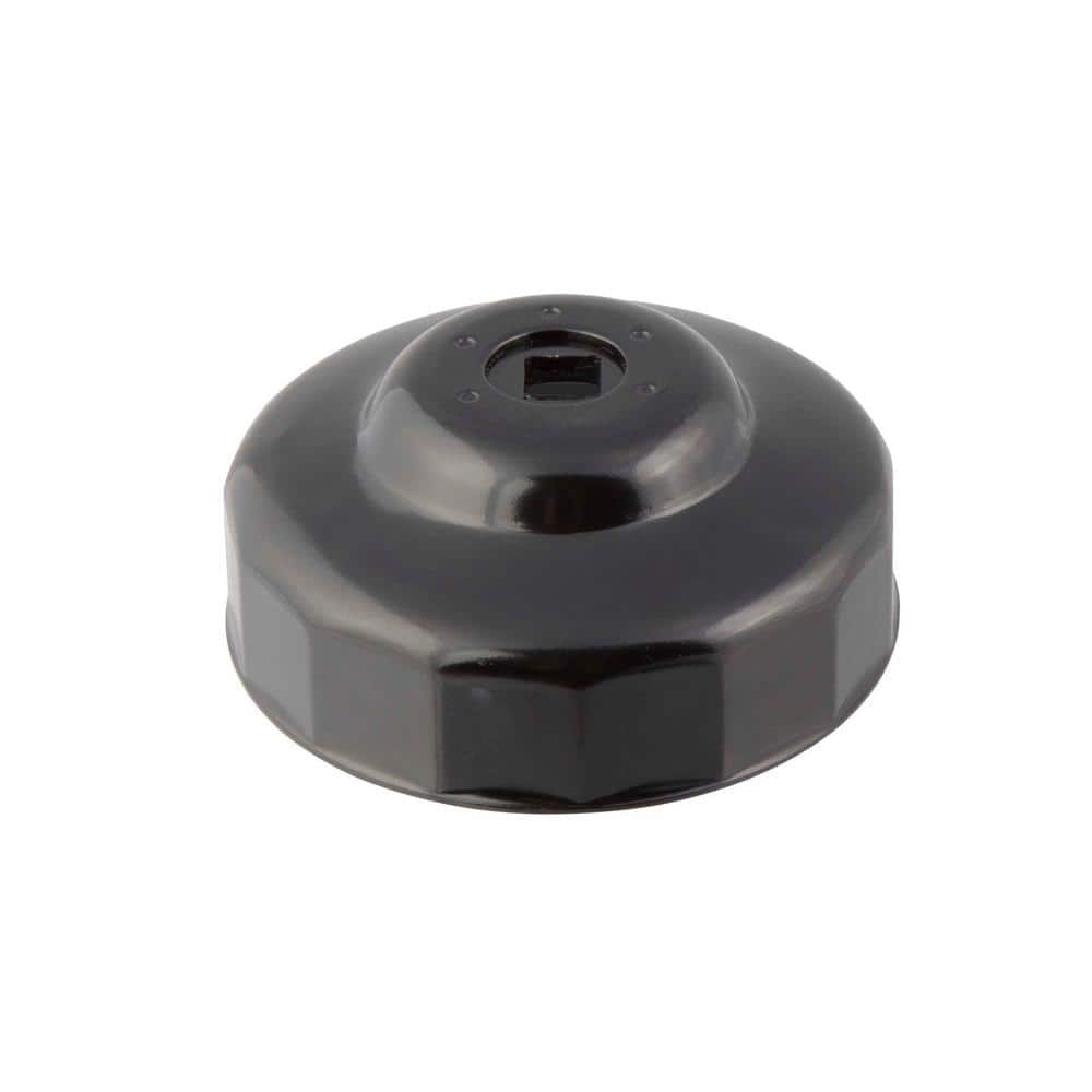 90 mm x 15 Flute Oil Filter Cap Wrench in Black - Hercitys