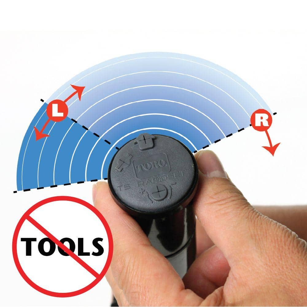 T5 RapidSet 3/4 in. FIP Inlet Rotary Sprinkler and Nozzle Tree - Hercitys