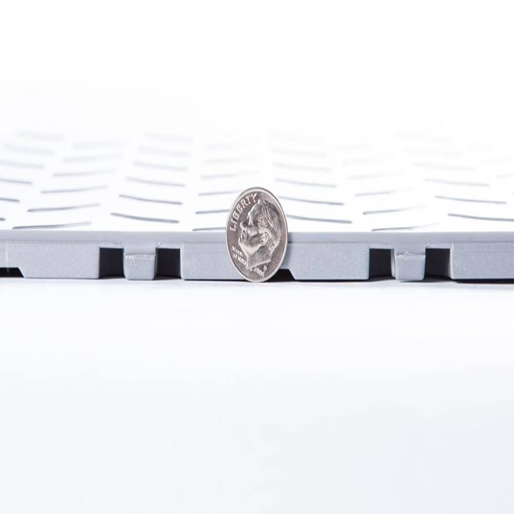 Nitro Diamond 3/8 in. Garage Tiles, Victory Red, 12 in. x 12 in., 16-Pack, Covers 16 sq. ft., Interlocking Floor Tiles - Hercitys