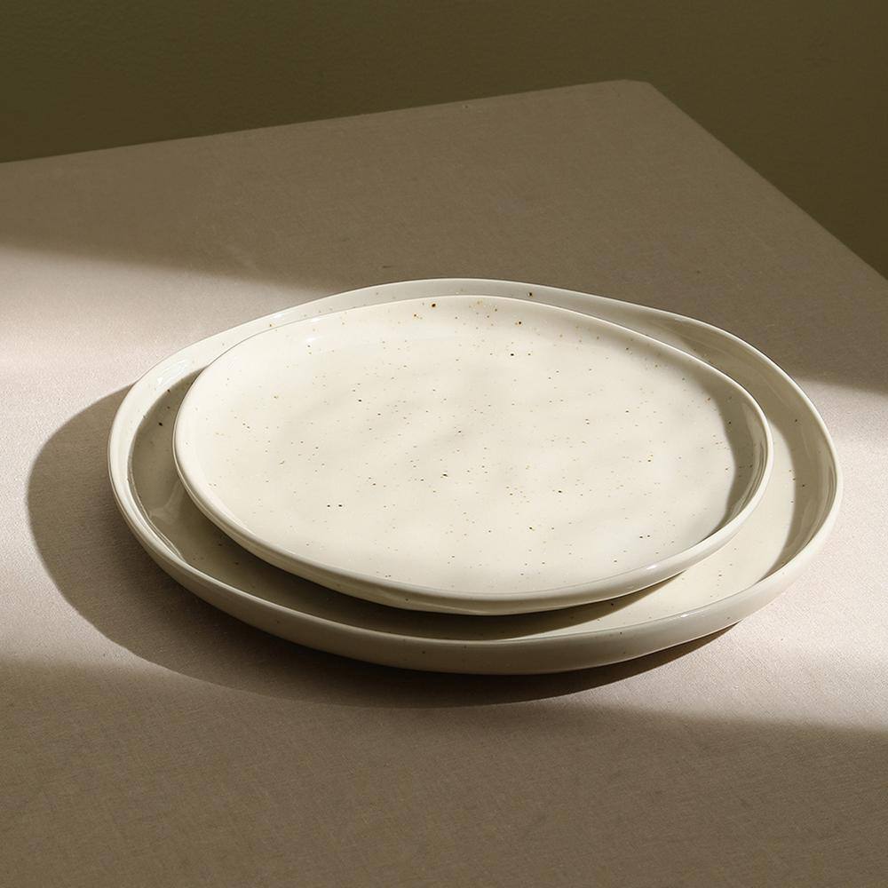 Mirella 4-Piece Beige Stoneware Full Set (Service for 4) - Hercitys