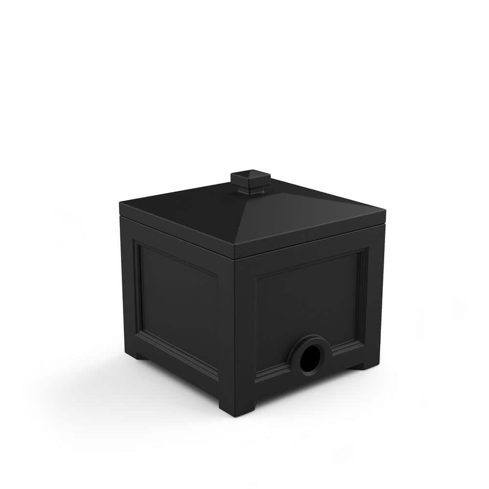 Fairfield Garden Hose Bin in Black - Hercitys