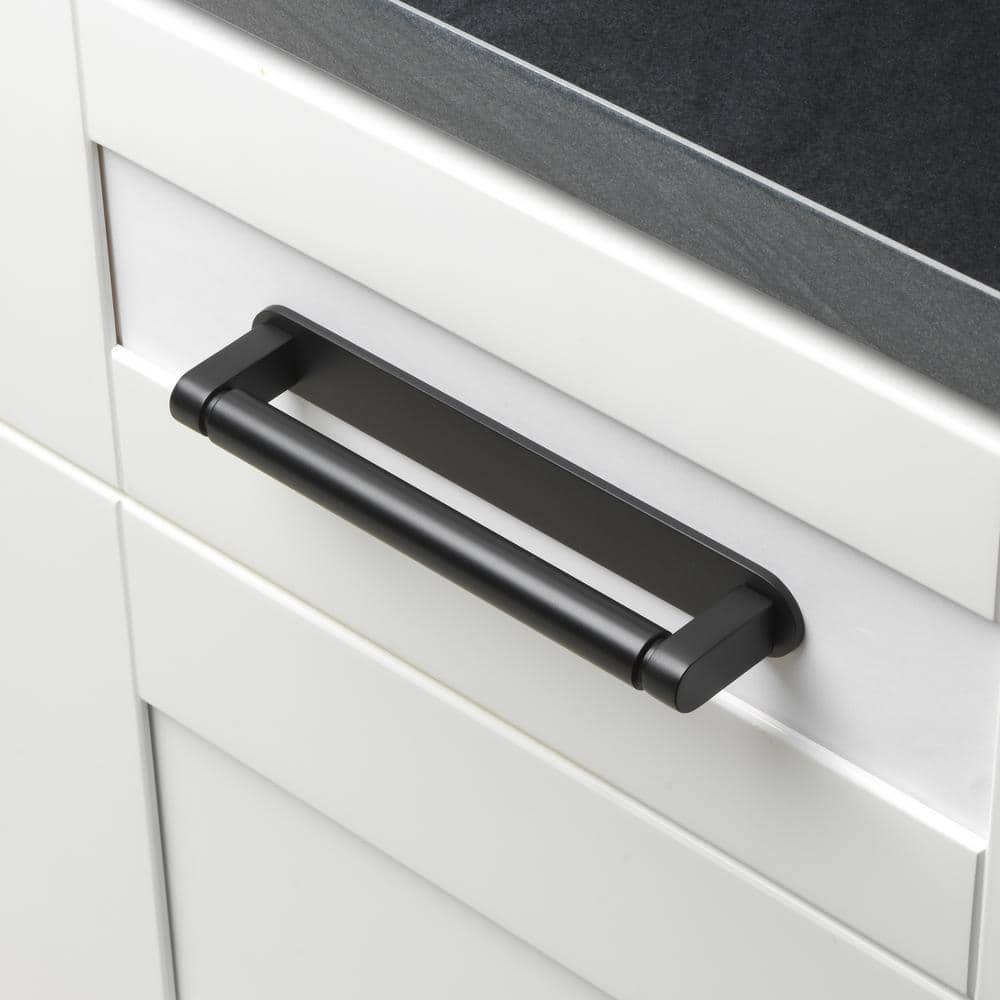 7-1/4 in. Rounded Cabinet Backplate 6-1/4 in. Center to Center, 7343-160-MB - Hercitys