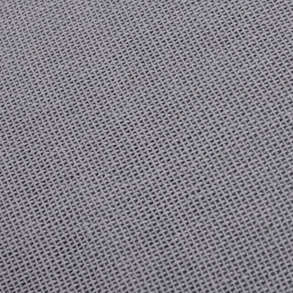 Gauze 70 in. Round Lunar Rock Solid 100% Cotton Tablecloth - Hercitys