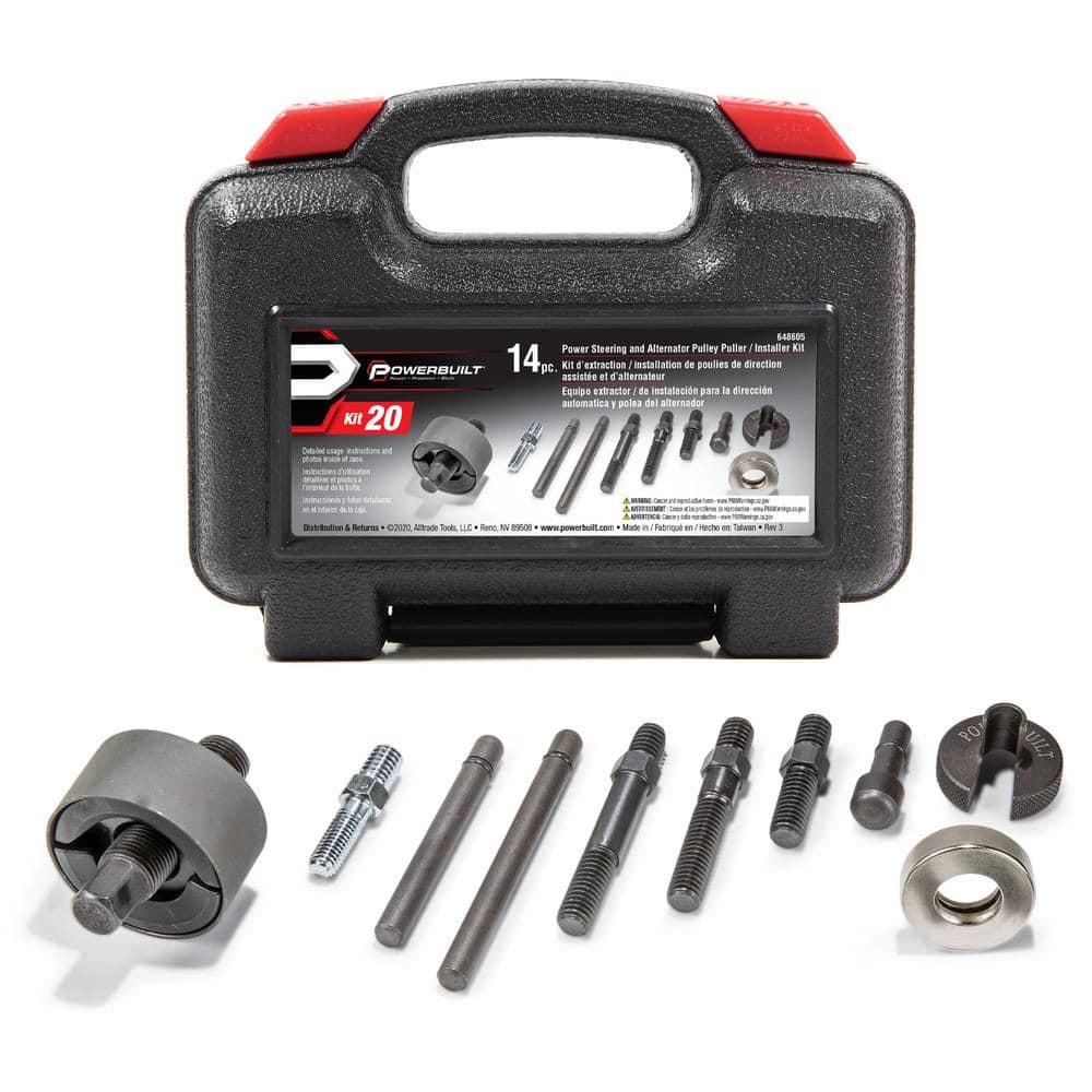Power Steering and Alternator Pulley Remover and Installer Kit - Hercitys