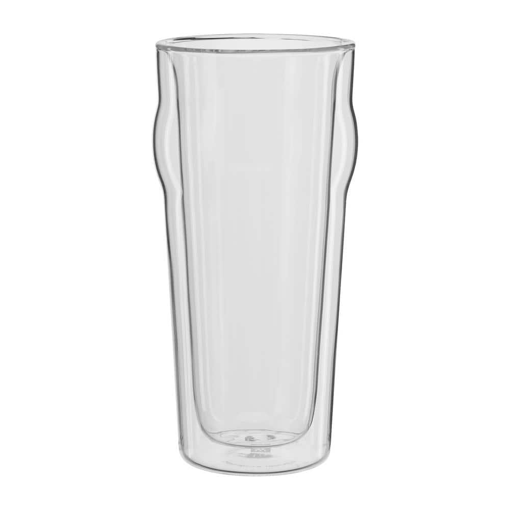 Sorrento 2-pc Double-Wall Pint Beer Glass Set - Hercitys