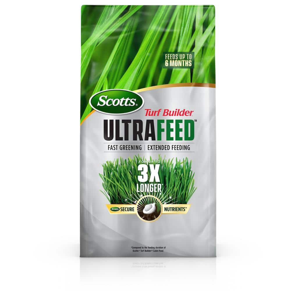 Turf Builder 20 lbs. Covers Up to 8,889 sq. ft. Ultrafeed Dry Lawn Fertilizer for Fast Greening and Extended Feeding - Hercitys