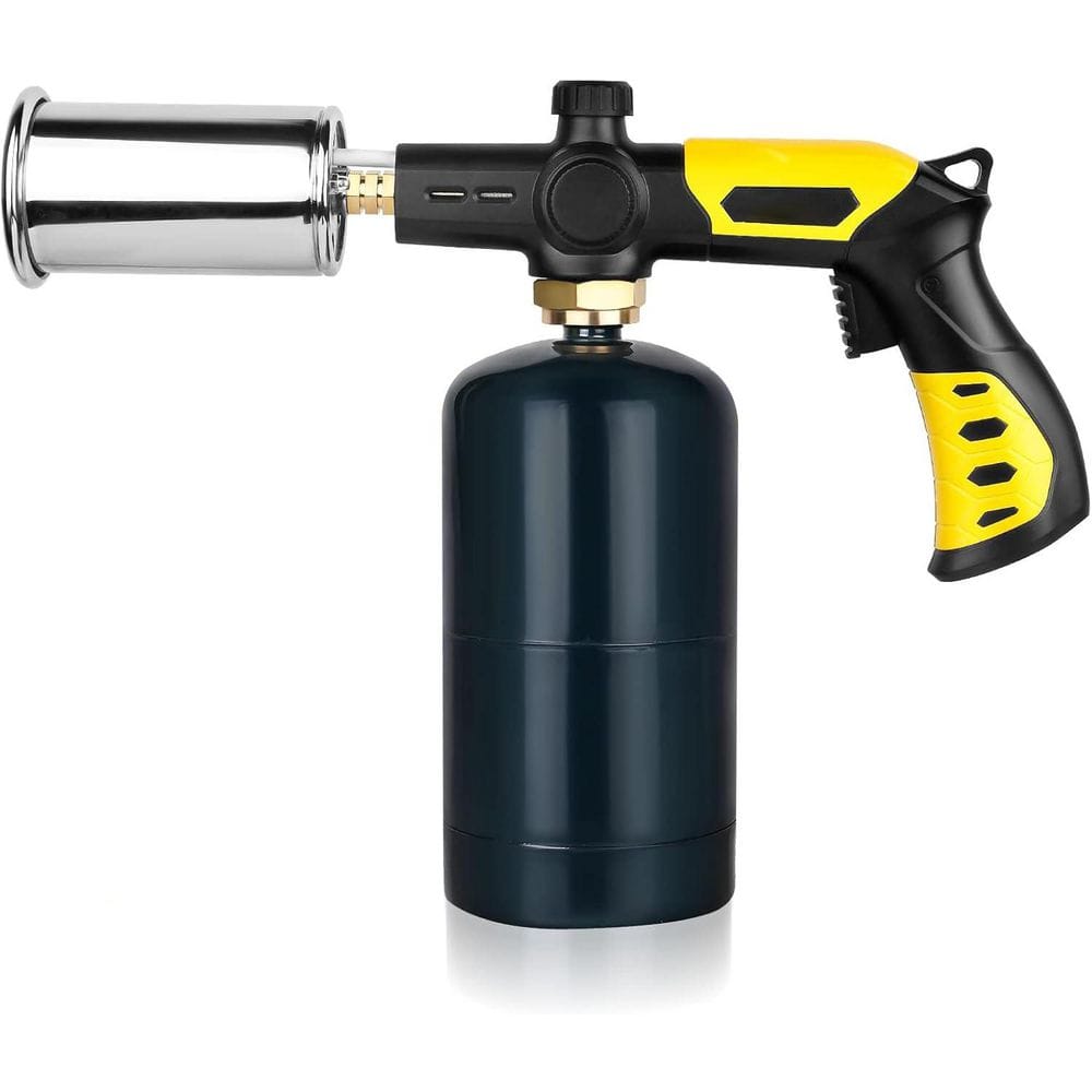 Powerful Cooking Torch Propane Adjustable Flame Culinary Grilling Torch Lighter with Finger Guard for BBQ Campfire - Hercitys