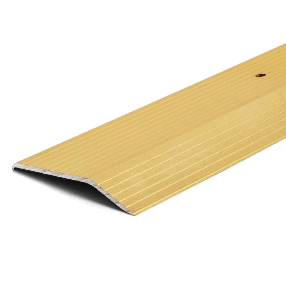Satin Gold 2 in. x 36 in. Carpet Trim Transition Strip - Hercitys