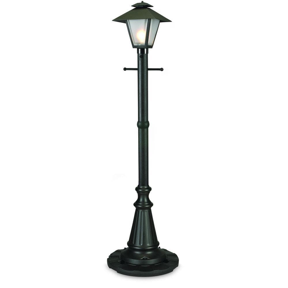 Cape Cod Black Outdoor Plug-In Post Lantern Patio - Hercitys