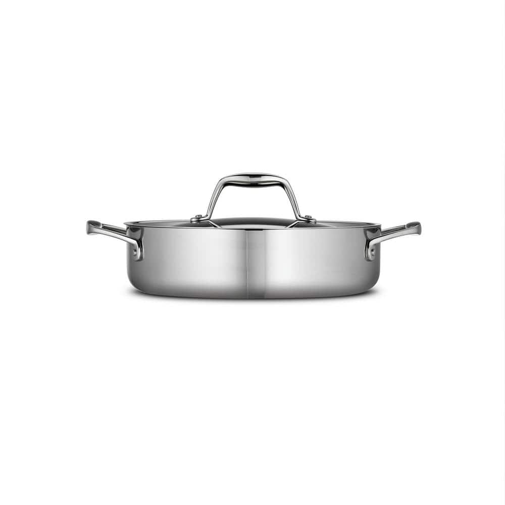 Gourmet Tri-Ply Clad 3 Qt. Covered Braiser - Hercitys