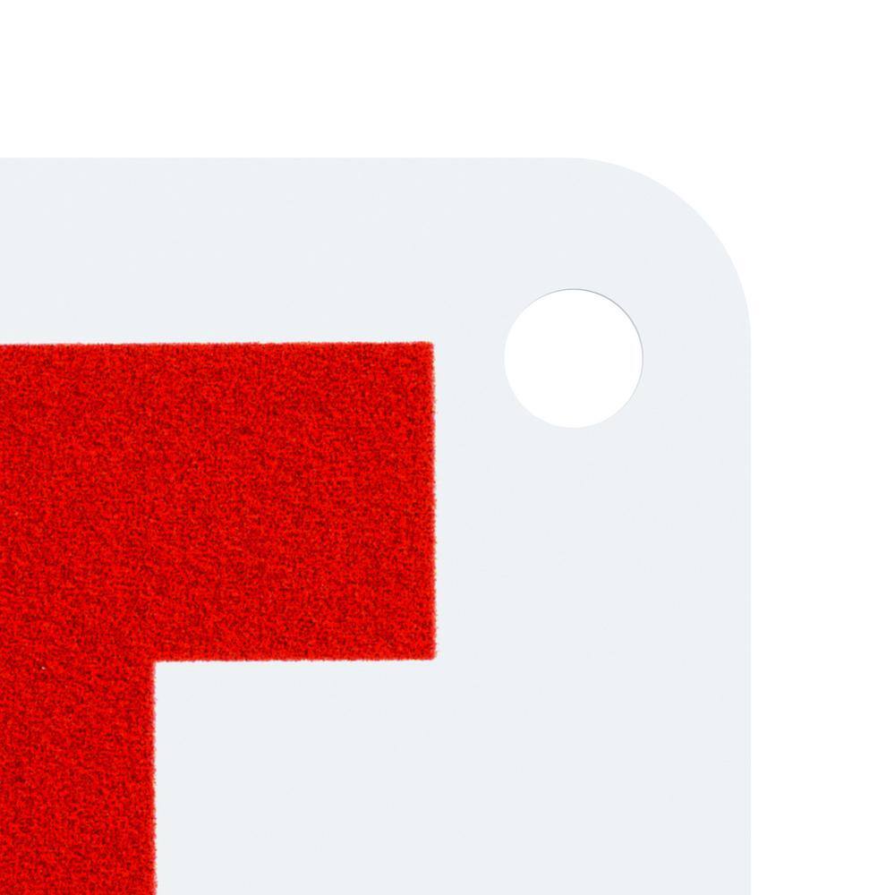 7 in. x 10 in. Glow-in-the-Dark Plastic Exit Sign - Hercitys