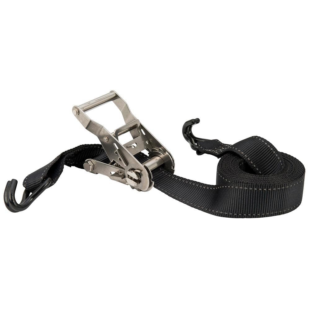 Stainless Steel Ratchet Tie-Down Strap 15 ft. x 1.5 in. 1,000 lbs. - Hercitys