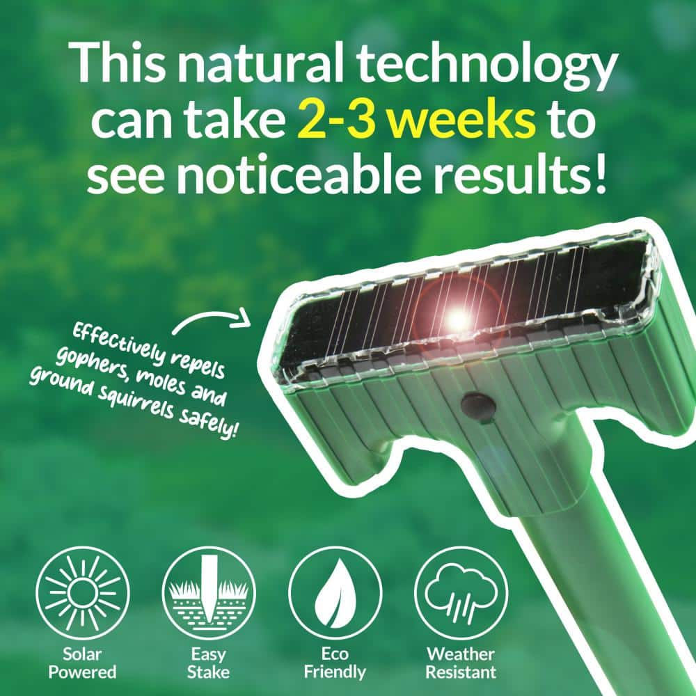 Molemax Solar Mole Spike Electronic Repellent - Hercitys