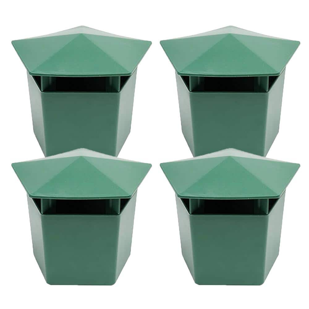 Reusable Green Slug Snail Trap House, (4-Pack) - Hercitys