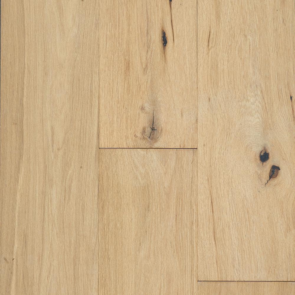 Nordhouse Dunes Oak 2/7 in. T x 6.5 in. W Click Lock Wire Brushed Engineered Hardwood Flooring (19.5 sq.ft./case) - Hercitys