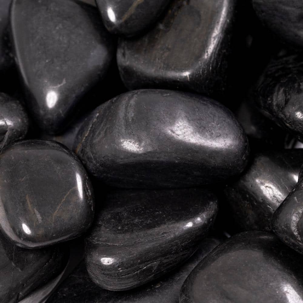 Onyx 0.4 cu. ft. per Bag 1 in. to 2 in. Bagged Landscape Pebbles (1 Bag) - Hercitys