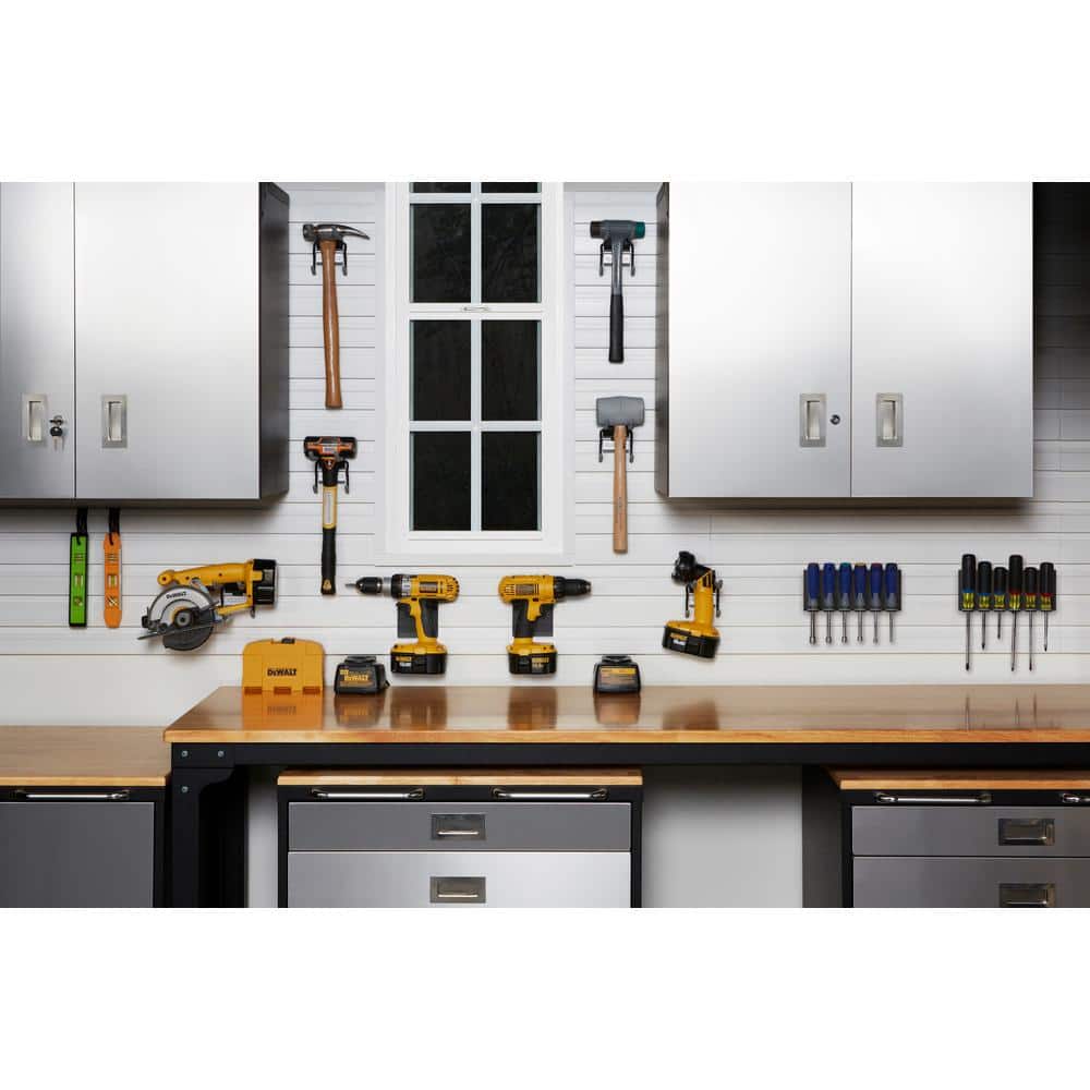 Screwdriver Caddy for Garage Slat Wall and Track Systems - Hercitys