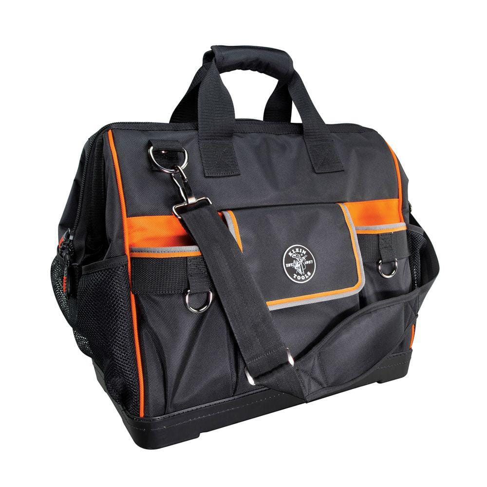 Tool Bag, Tradesman Pro Wide-Open Tool Bag, 42 Pockets, 16-Inch - Hercitys