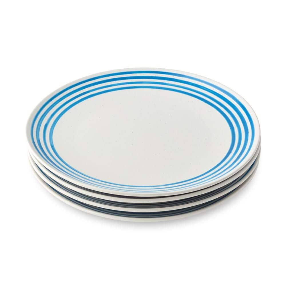 Dockside Blue Dinner Plate (Set of 4) - Hercitys