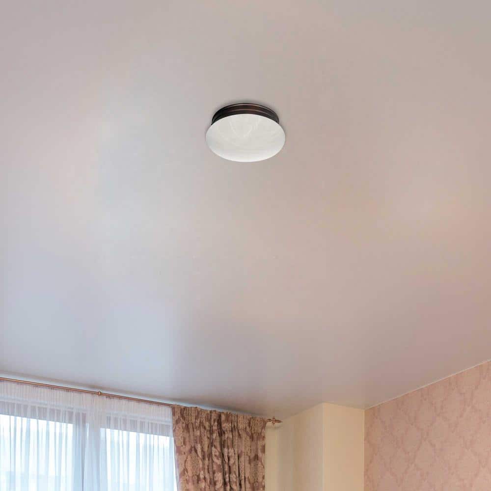 Trinidad 1-Light Antique Bronze Flush Mount - Hercitys