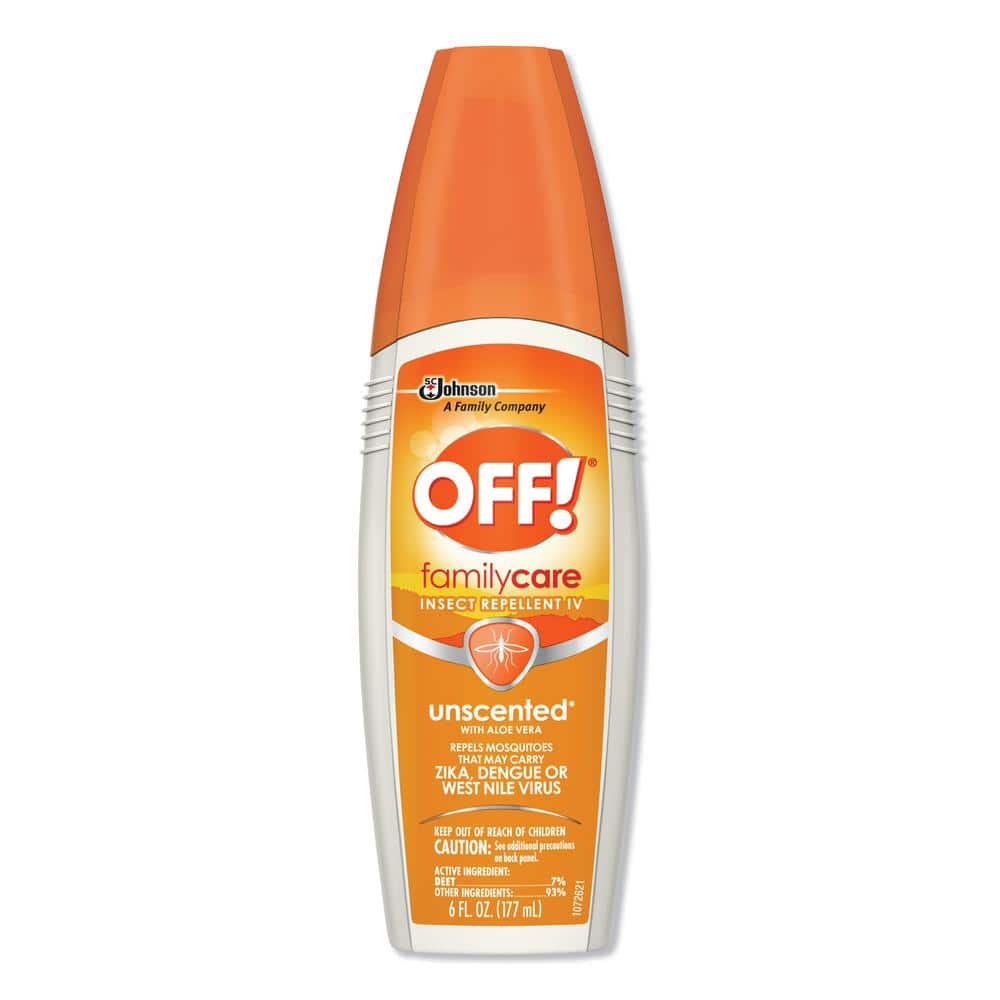 6 oz. Spray Bottle FamilyCare Unscented Spray Insect Repellent (12/Carton) - Hercitys