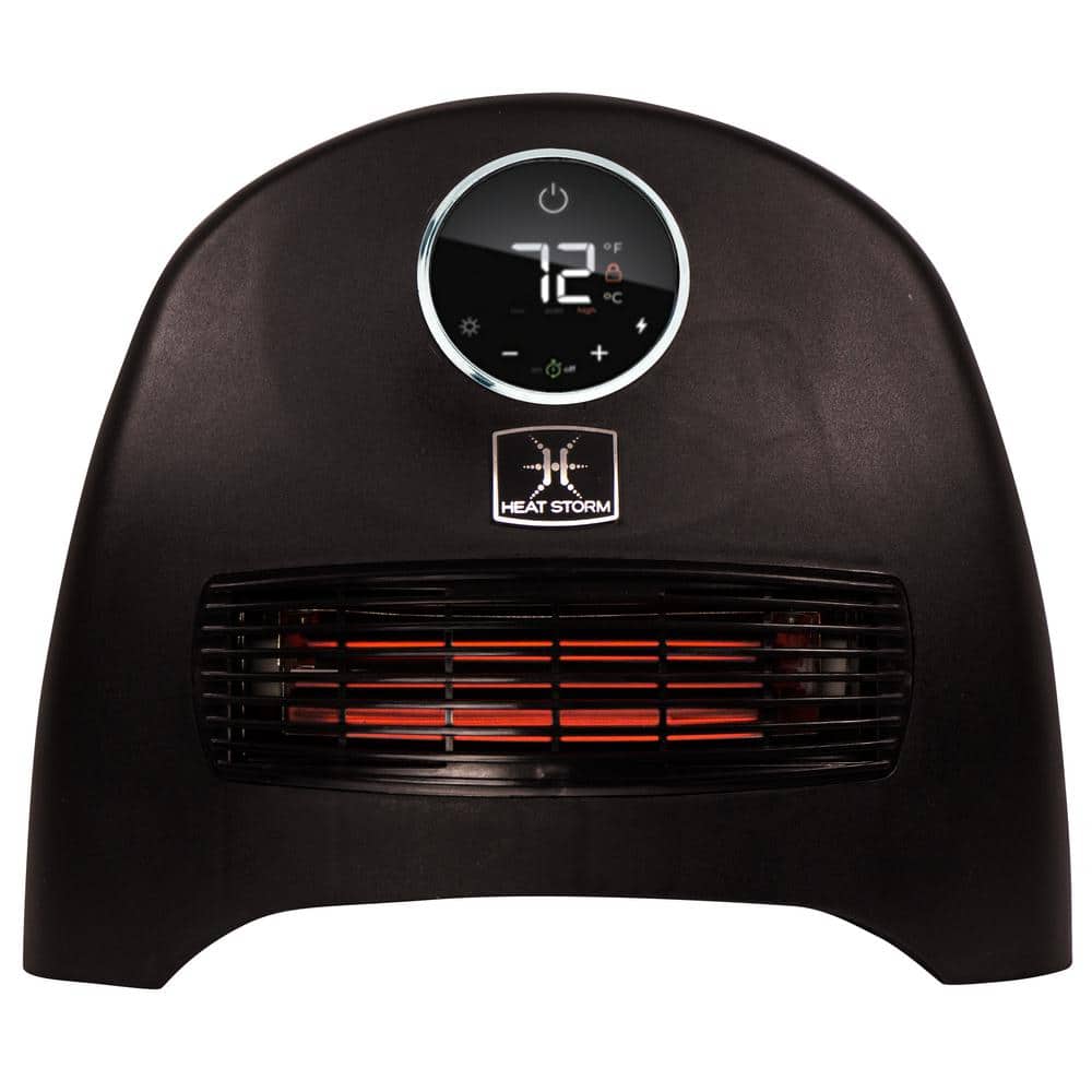 Sahara 1,500-Watt Infrared Quartz Portable Heater with Built-In Thermostat and Over Heat Sensor - Hercitys