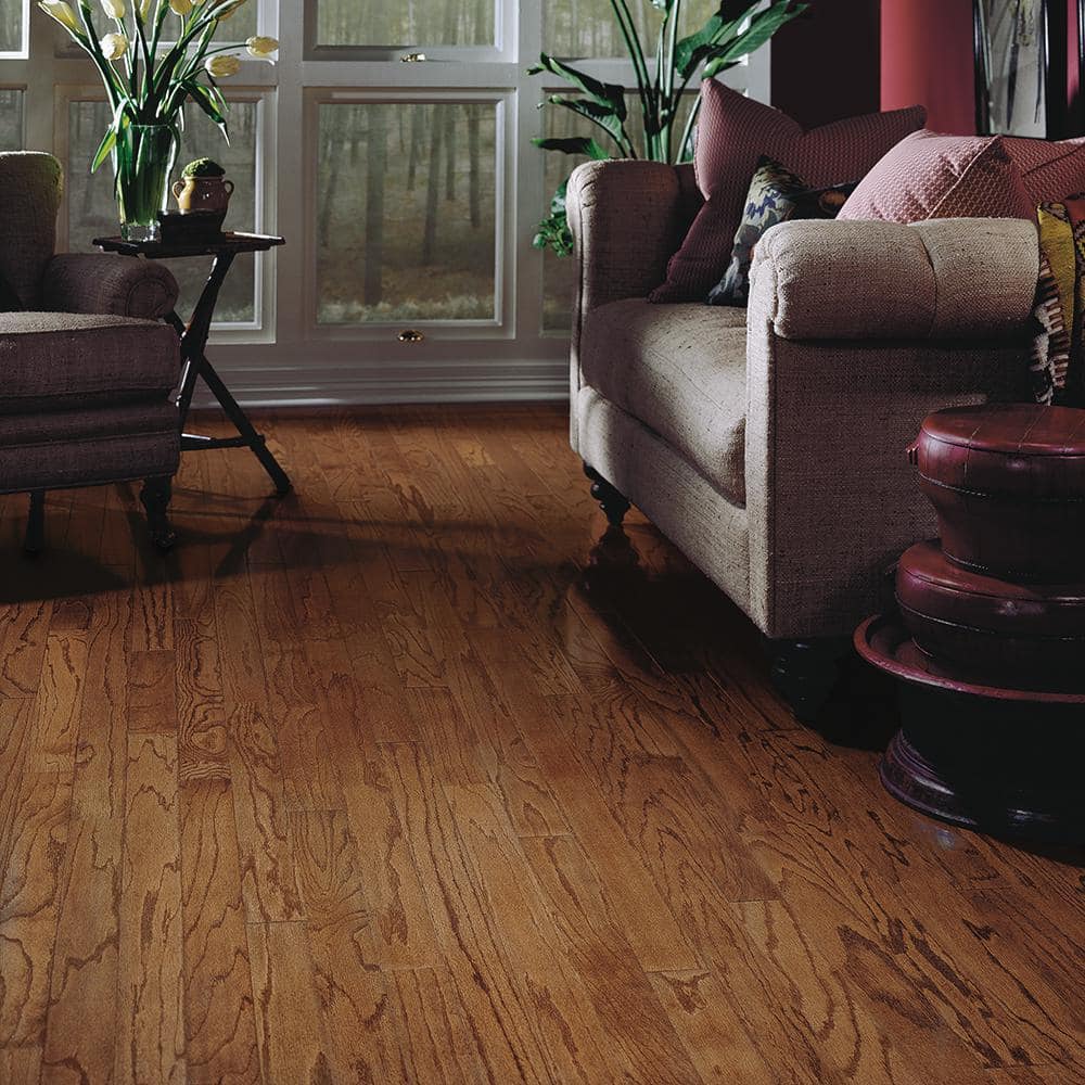 Springdale Mellow Oak 3/8 in. T x 3 in. W T+G Smooth Engineered Hardwood Flooring (31.5 sq.ft./ctn) - Hercitys