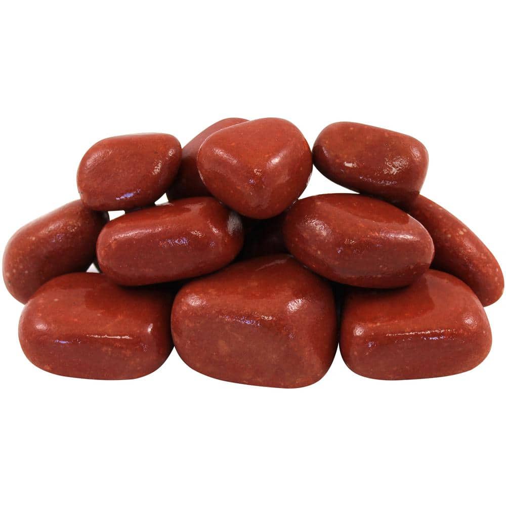 Margo Garden 0.4 cu. ft. 1 in. to 3 in. 30 lbs. India Rose Pebbles - Hercitys