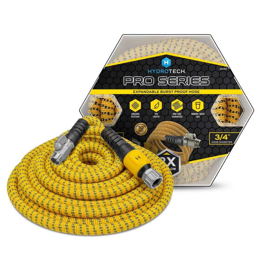 Pro Series 3/4 in. Diameter x 100 ft. Expandable Garden Water Hose - Hercitys