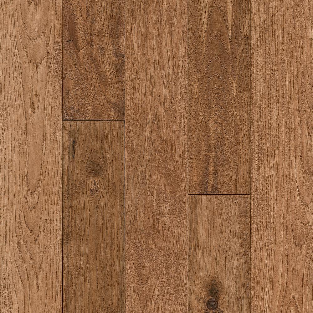 Revolutionary Rustics Hickory Rich Doeskin 3/4 in. T x 5 in. W x Varying L Solid Hardwood Flooring (23.5 sq.ft./case) - Hercitys