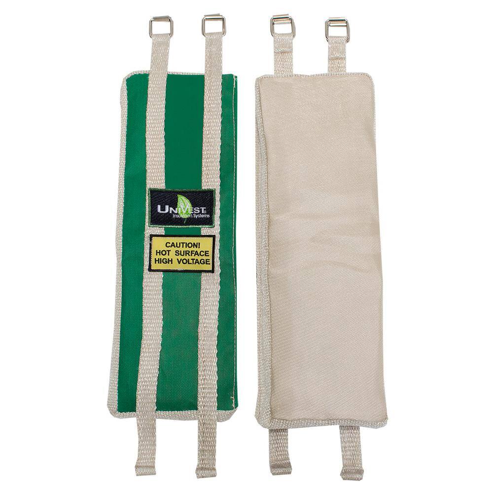 UniVest Insulation Jacket High Temperature 31 in. L x 08 in. W x 1 in. H Insulation Wrap – R 0.48 - Hercitys