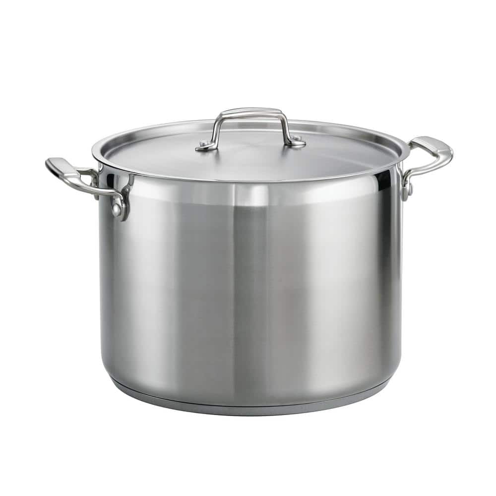 Gourmet 16 qt. Stainless Steel Stock Pot with Lid - Hercitys