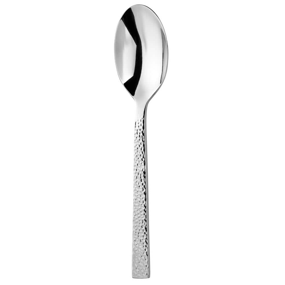 Chef’s Table Hammered 18/0 Stainless Steel Teaspoons (Set of 12) - Hercitys