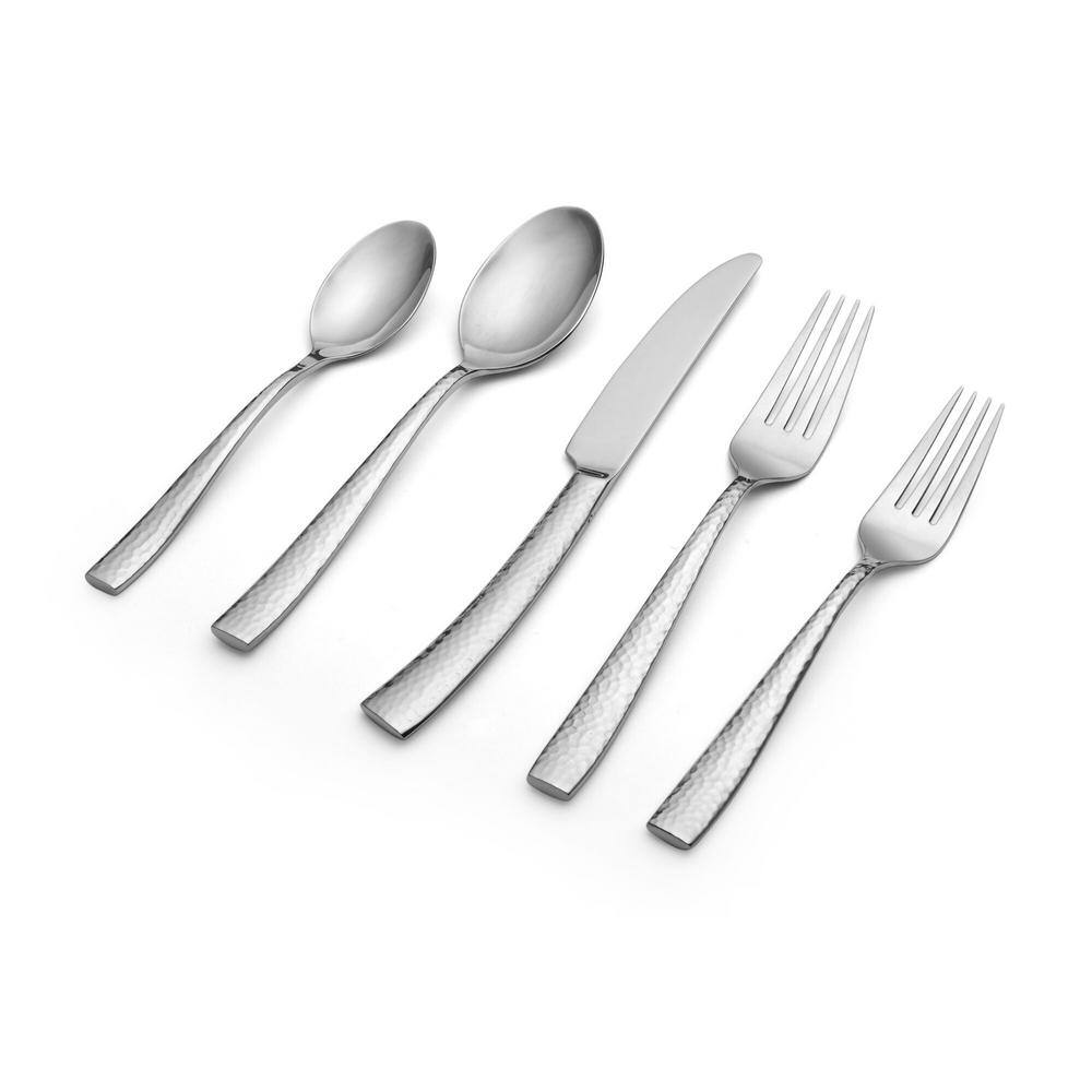 Texture 42-pc Flatware Set, Stainless Steel (Service for 8) - Hercitys