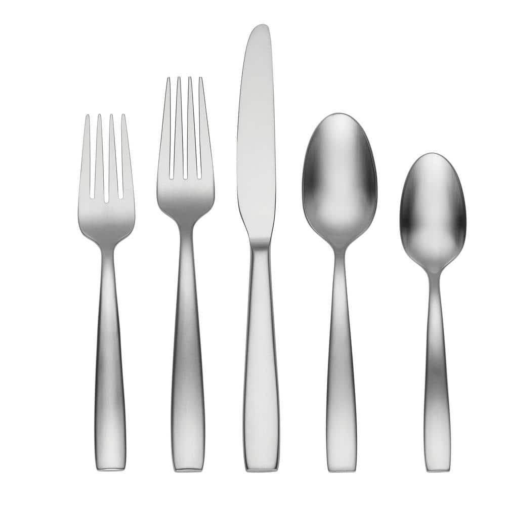Ever Dine 20-Piece Silver 18/0-Stainless Steel Flatware Set (Service for 4) - Hercitys